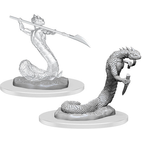 Critical Role Unpainted Miniatures Wave 4: Serpentfolk & Serpentfolk Ghost - Tistaminis